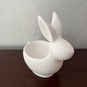 White Ceramic Bunny Bowl
